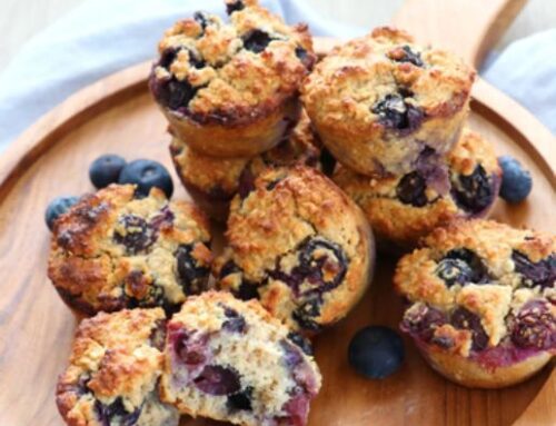 Gezonde Blauwe Bessen muffins